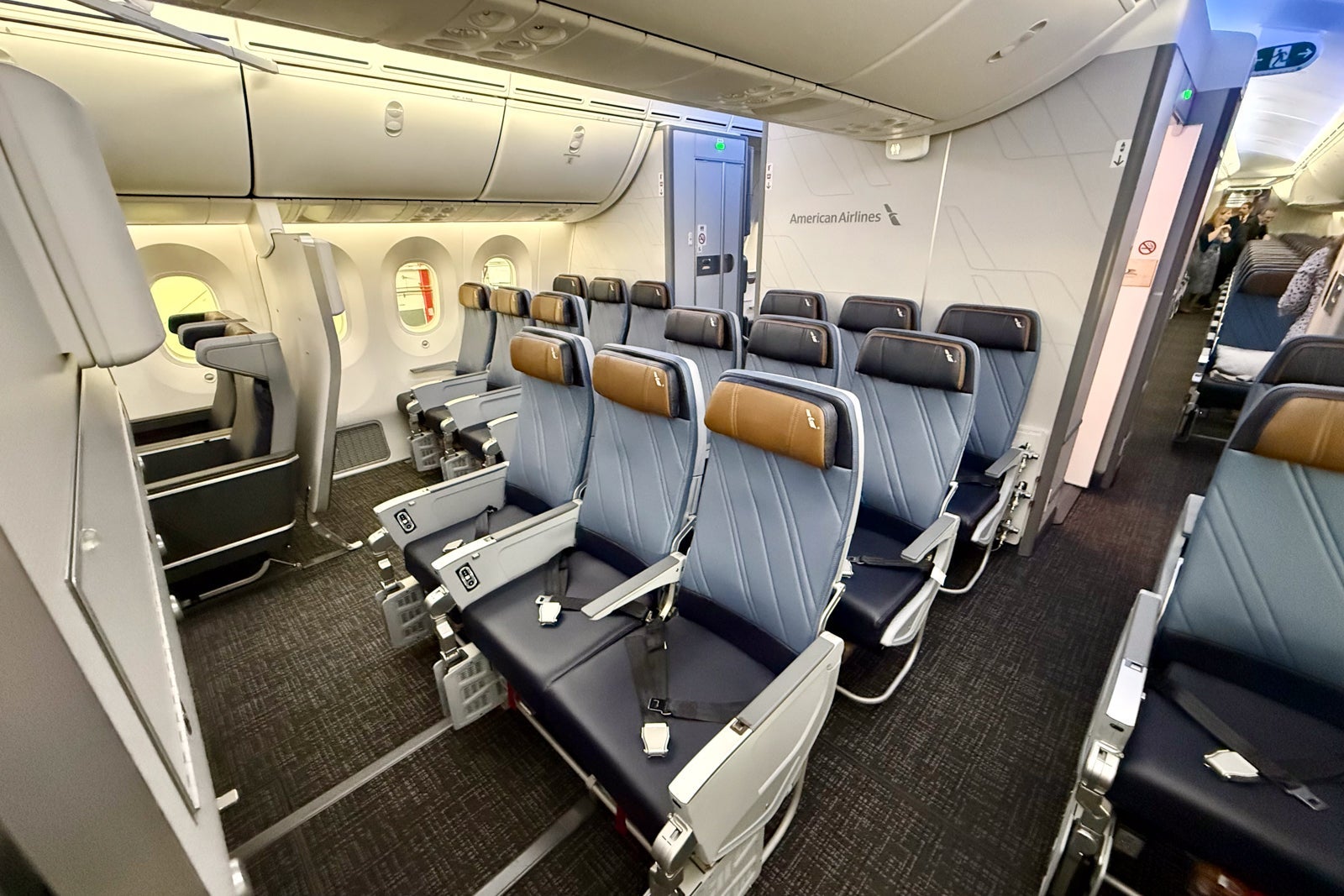 American Airlines 787-9P main cabin extra mini cabin