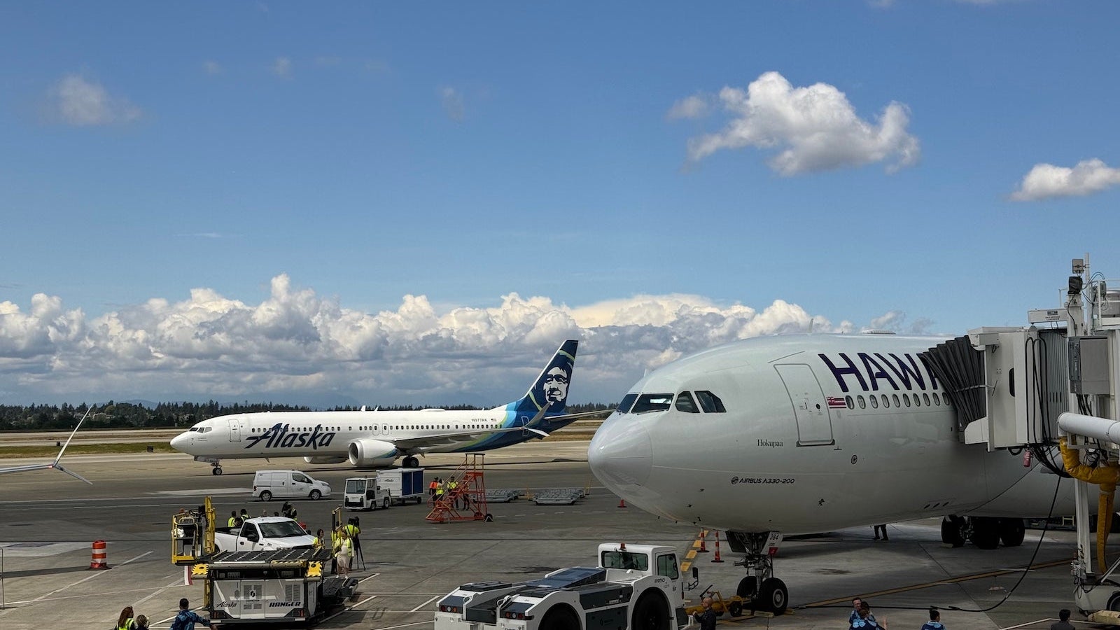 HA SEA NRT hawaiian and alaska