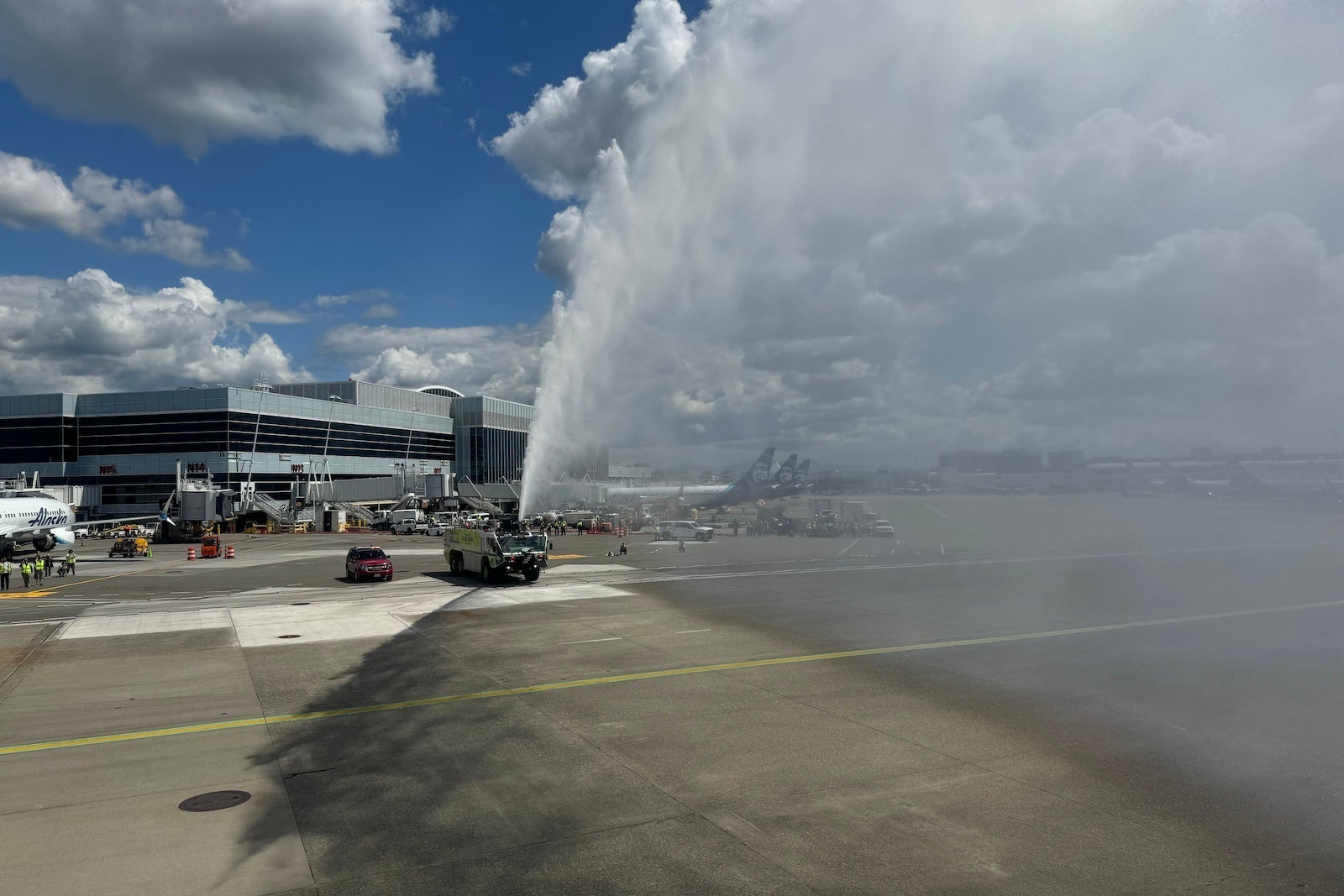 Alaska's SEA-NRT inaugural flight