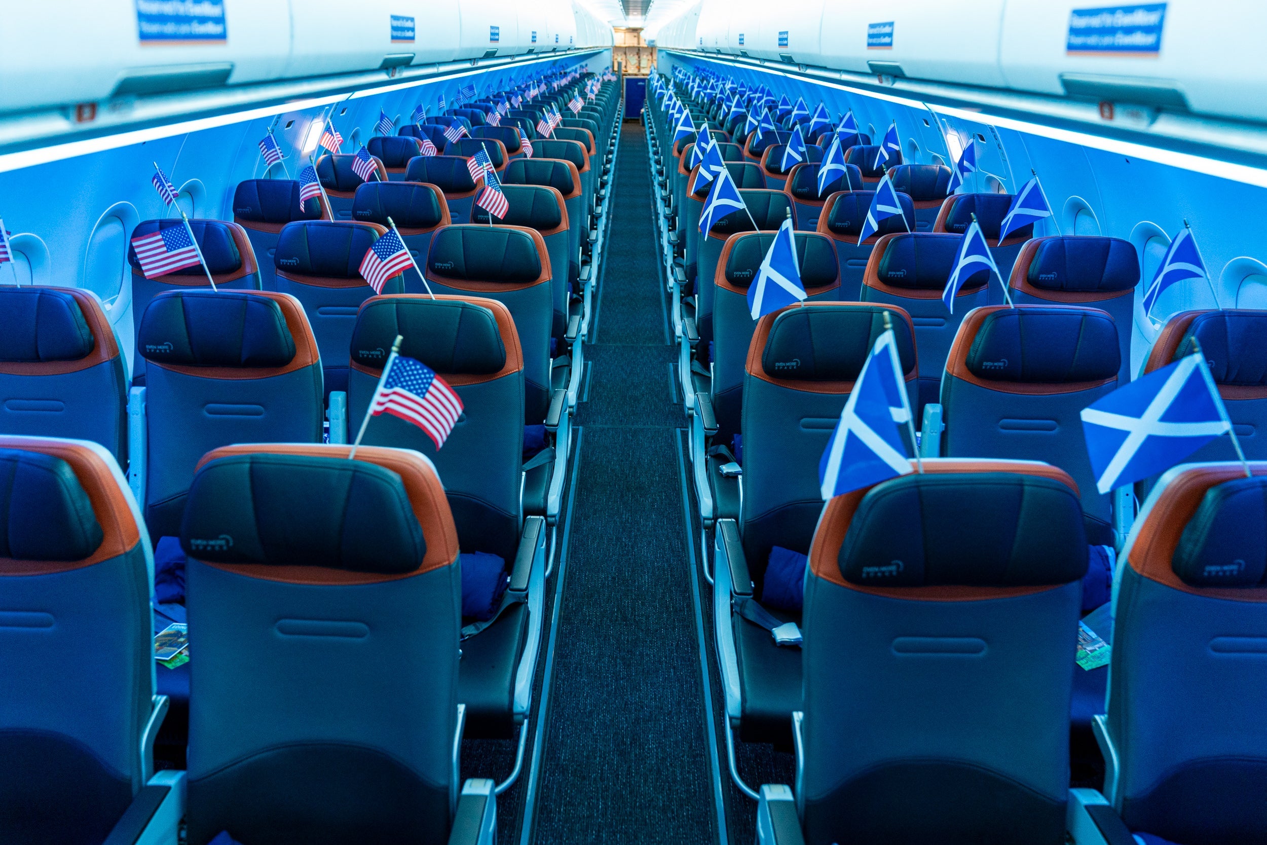JetBlue Boston to Edinburgh flight