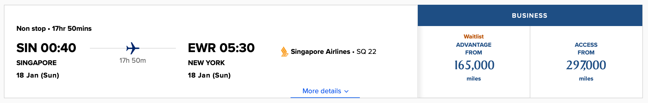 Singapore Access award