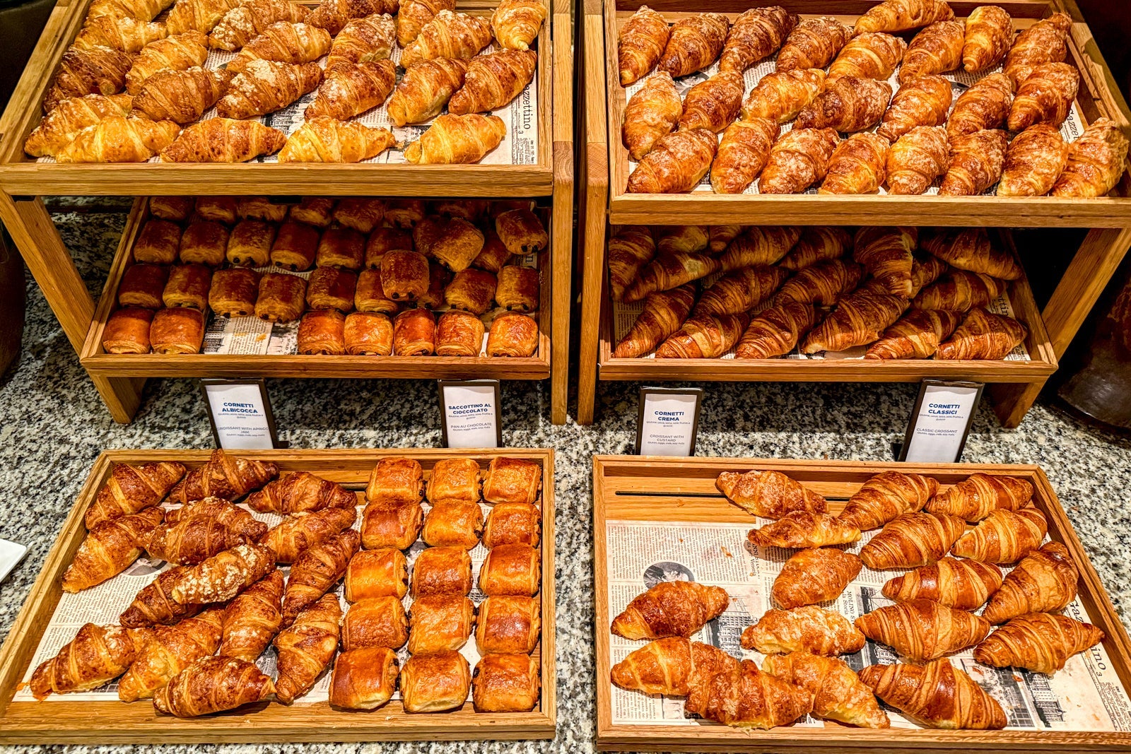 Hilton Molino Stucky, Venice breakfast