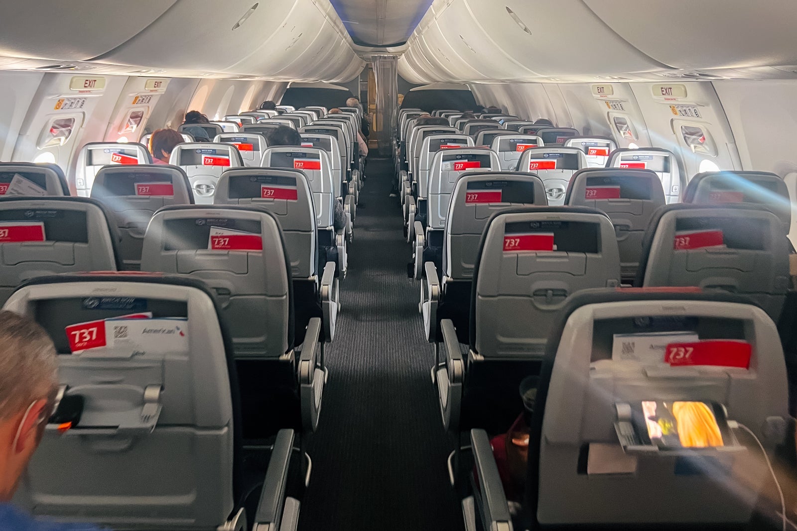 aa montana plane cabin