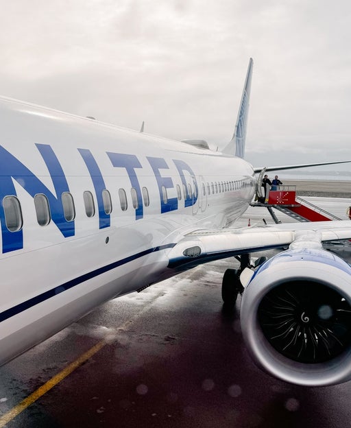 United Flight Newark to Greenland