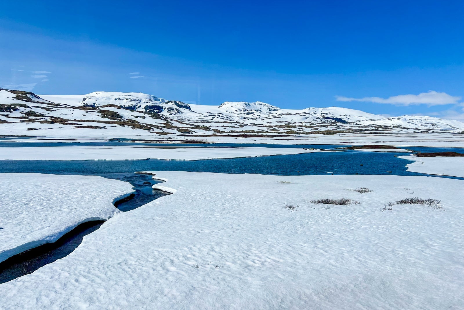 The Hardangervidda plateau in Norway