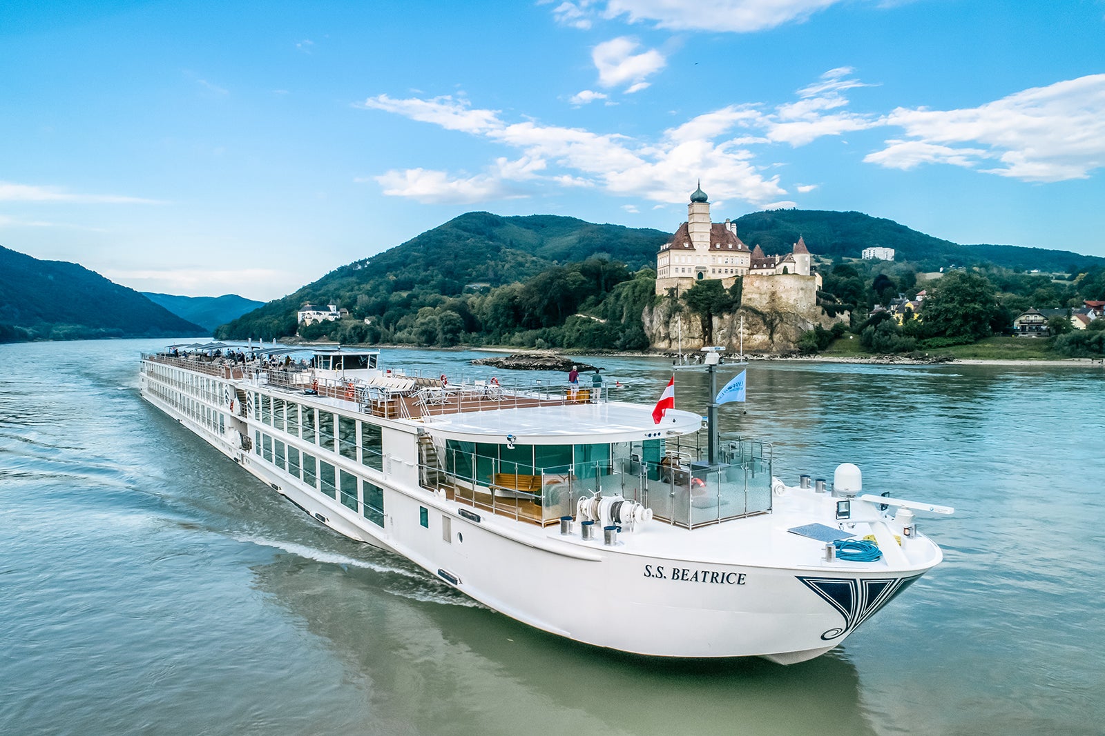 A Uniworld vessel on the Danube