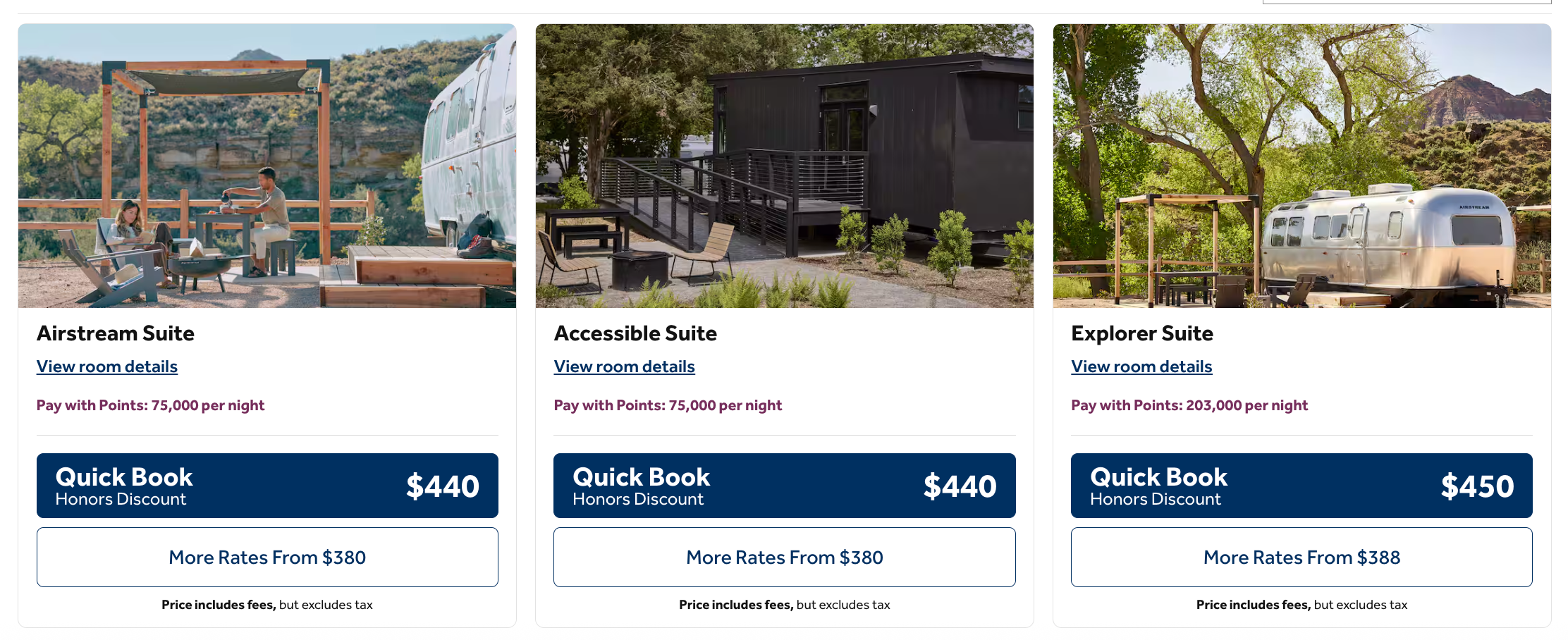 Autocamp Zion points