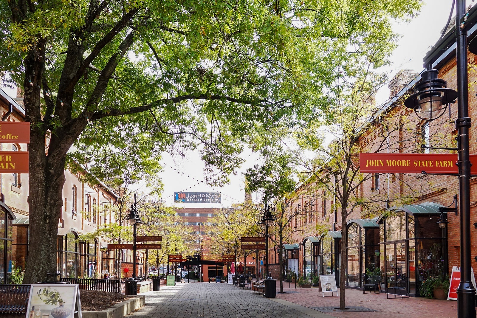 Brightleaf Square shopping center near downtown Durham.