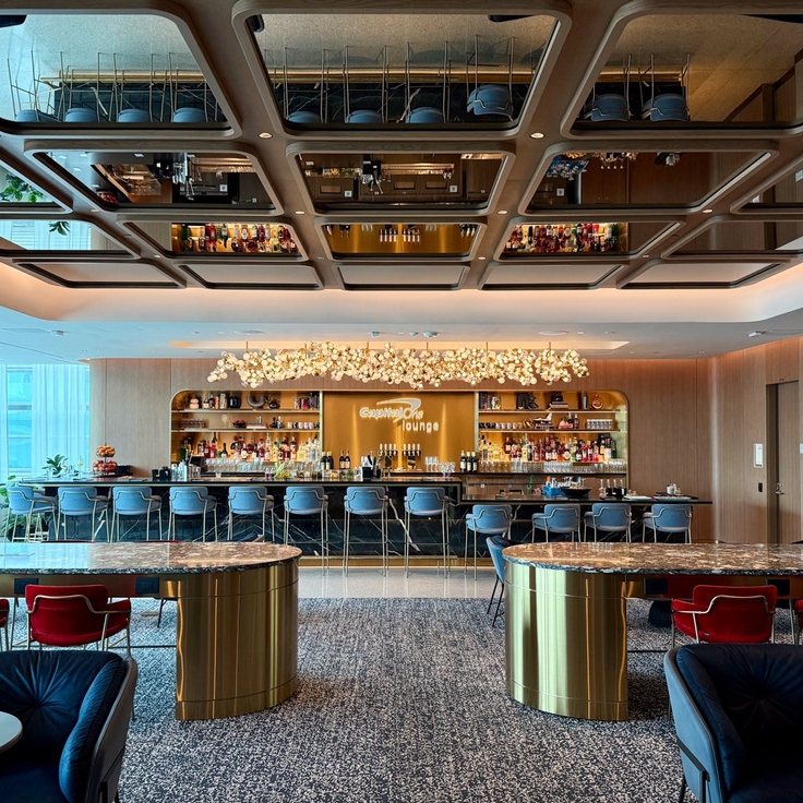 Inside Capital One's new 'flagship' lounge at JFK with impressive amenities