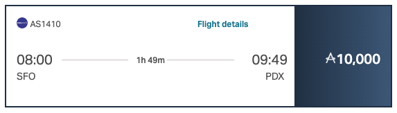 Cathay Pacific Award Ticket From San Francisco to Portland