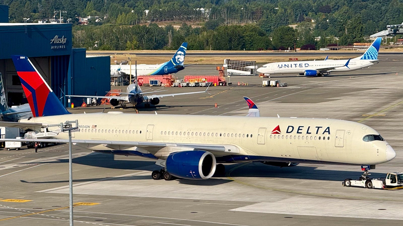 Delta Airbus A350-900 Seattle