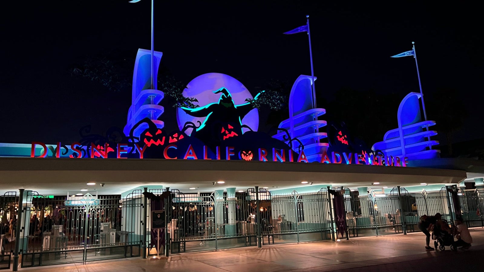 Disneyland Oogie Boogie Bash DCA Entrance