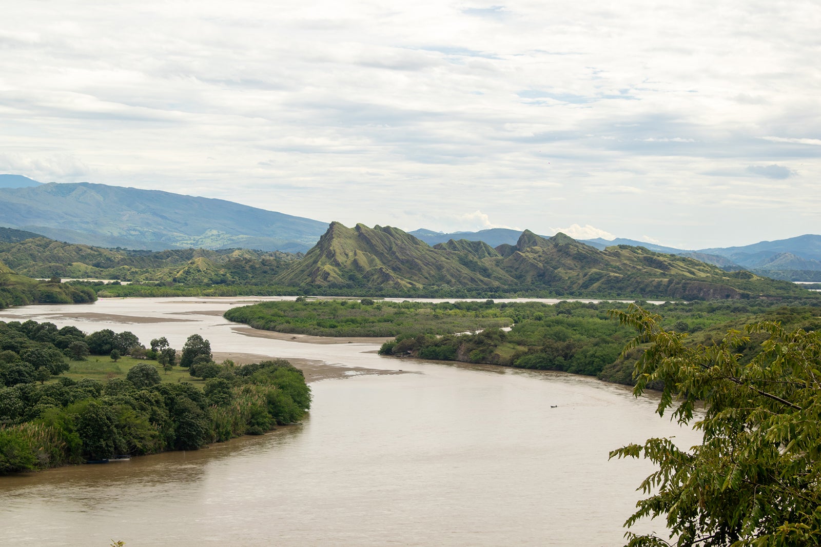Magdalena River Basin during the day in Gigante - Huila - Colombia