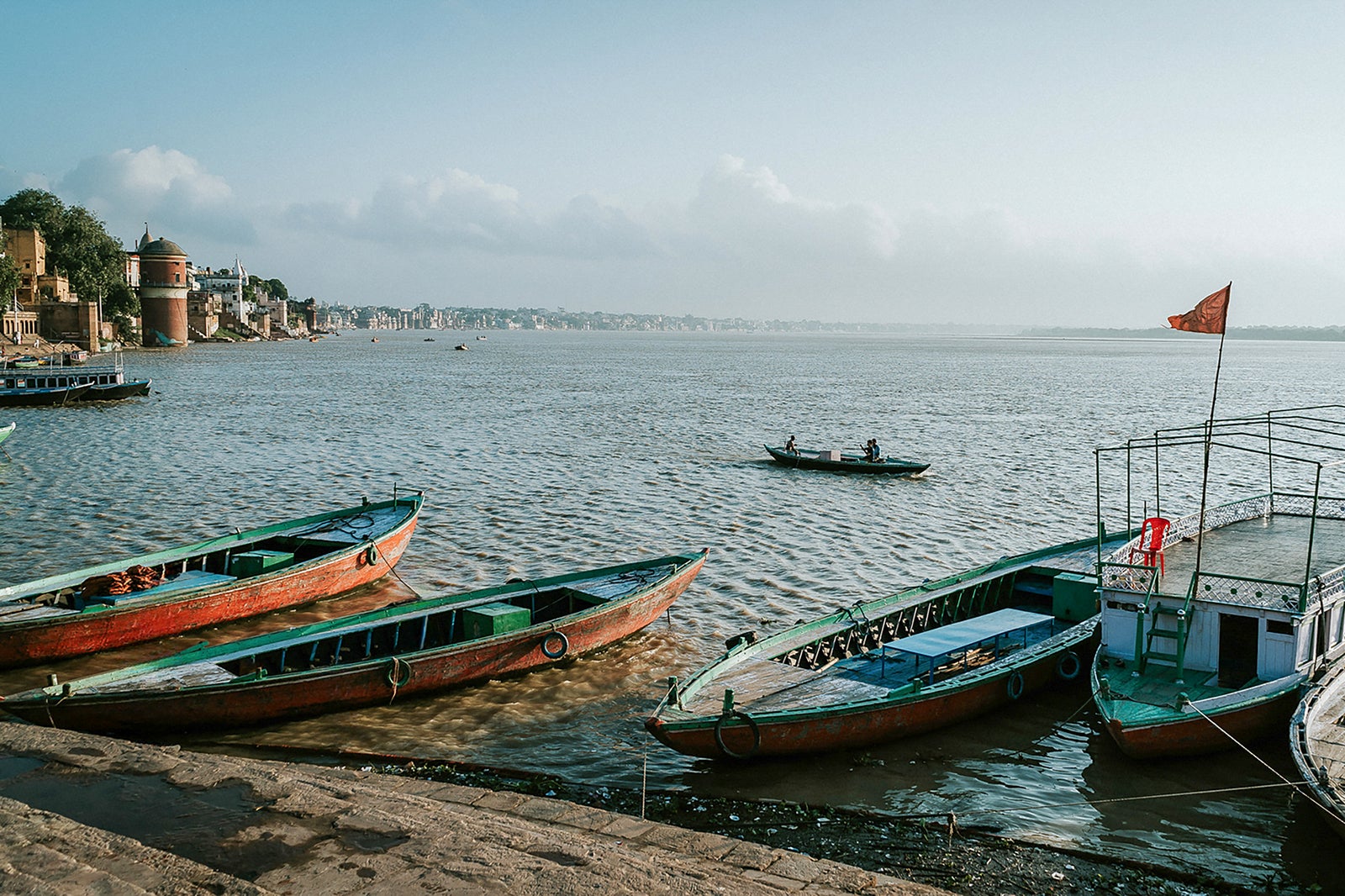 Ganges River in Varanasi India