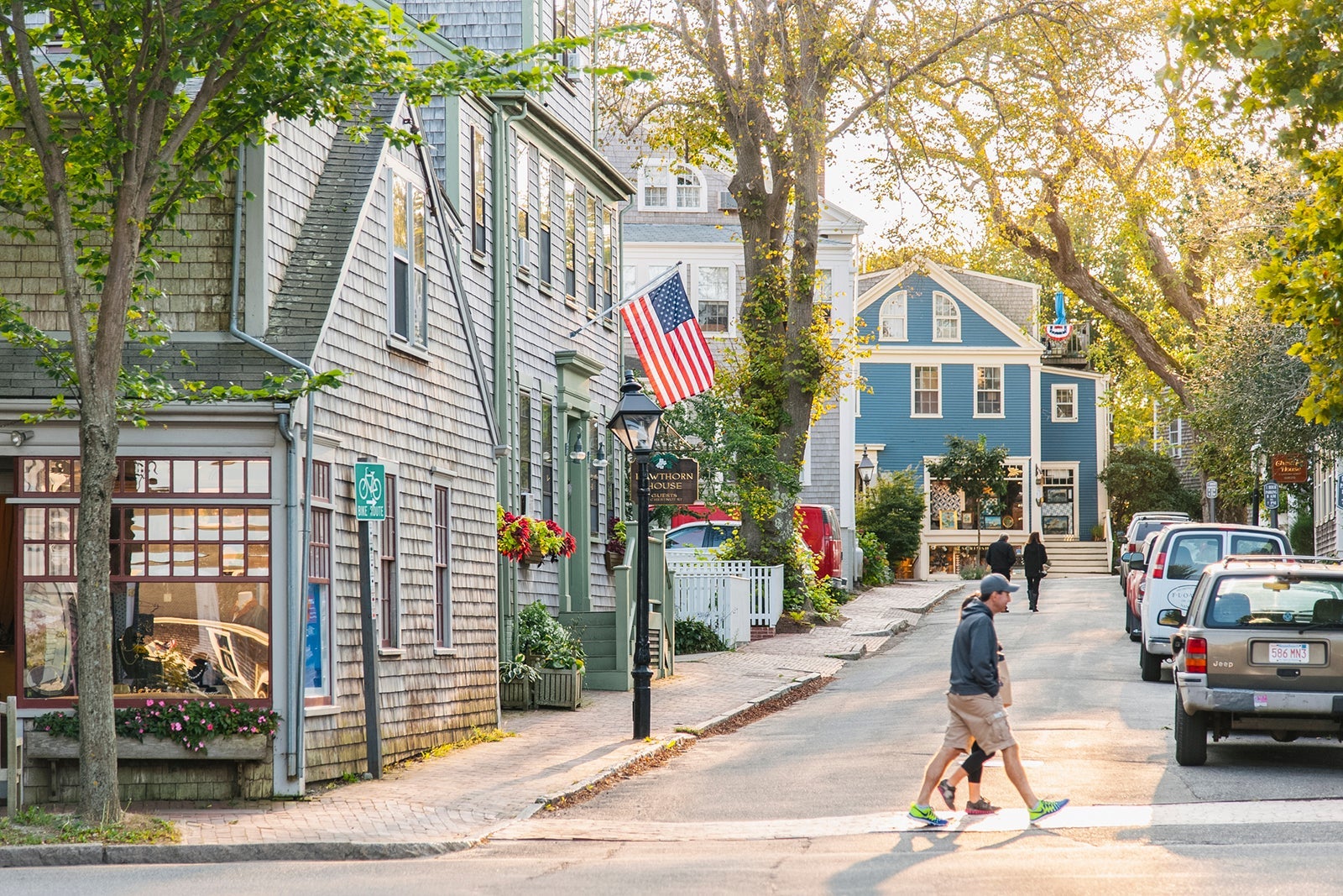 View of Nantucket village