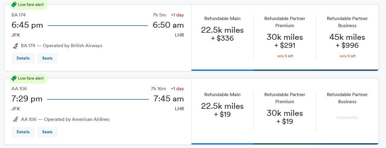 Booking an Alaska Airlines flight with British Airways Avios