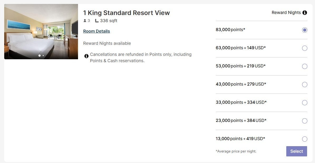 Booking an IHG award stay