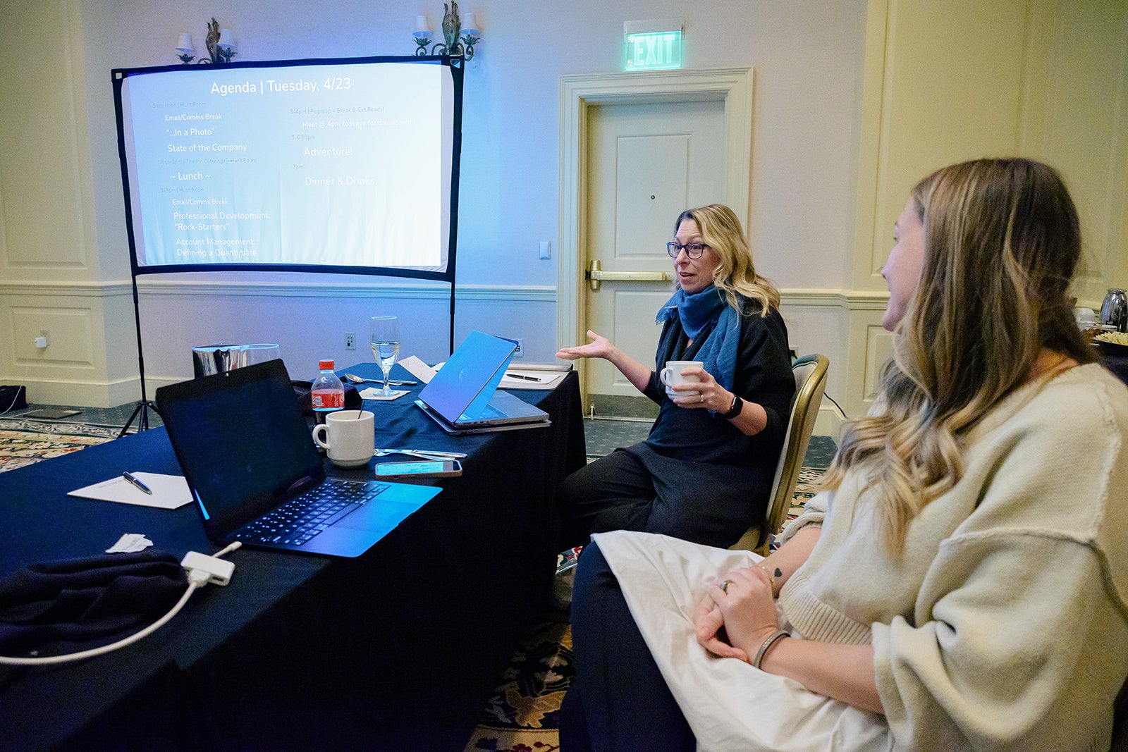 How this CEO turns business expenses into unforgettable team travel 20250701 Capital One Venture X Business Always On Sponsored Content Lisa Larson Kelley 008 Rick Good Camera Camp Quantious Biltmore