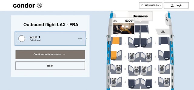 Comparing Condor Airlines' regular and Prime business-class seats - The ...