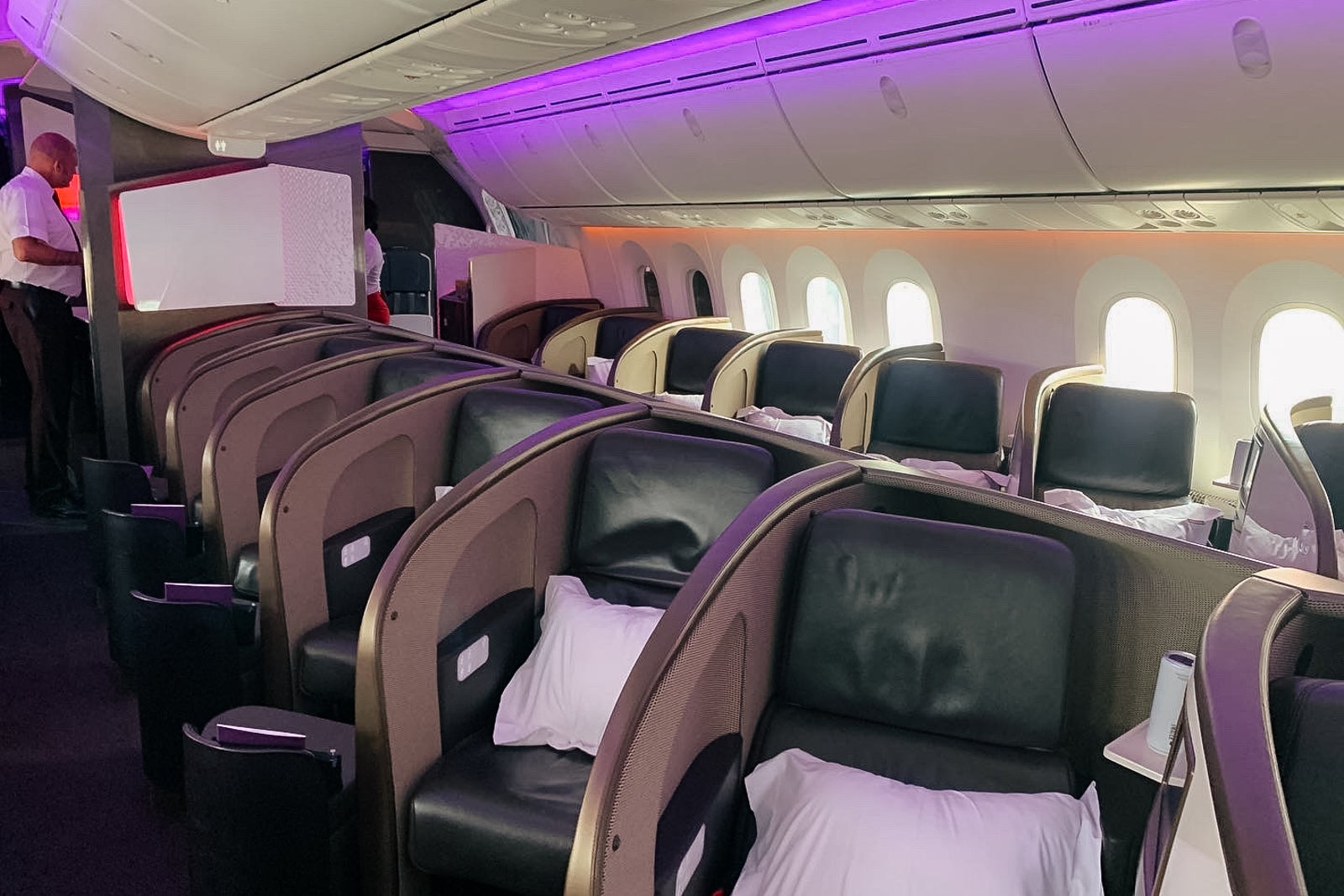 Virgin Atlantic business class