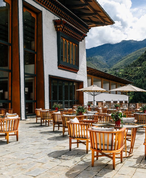 Bhutan Spirit Sanctuary dining area