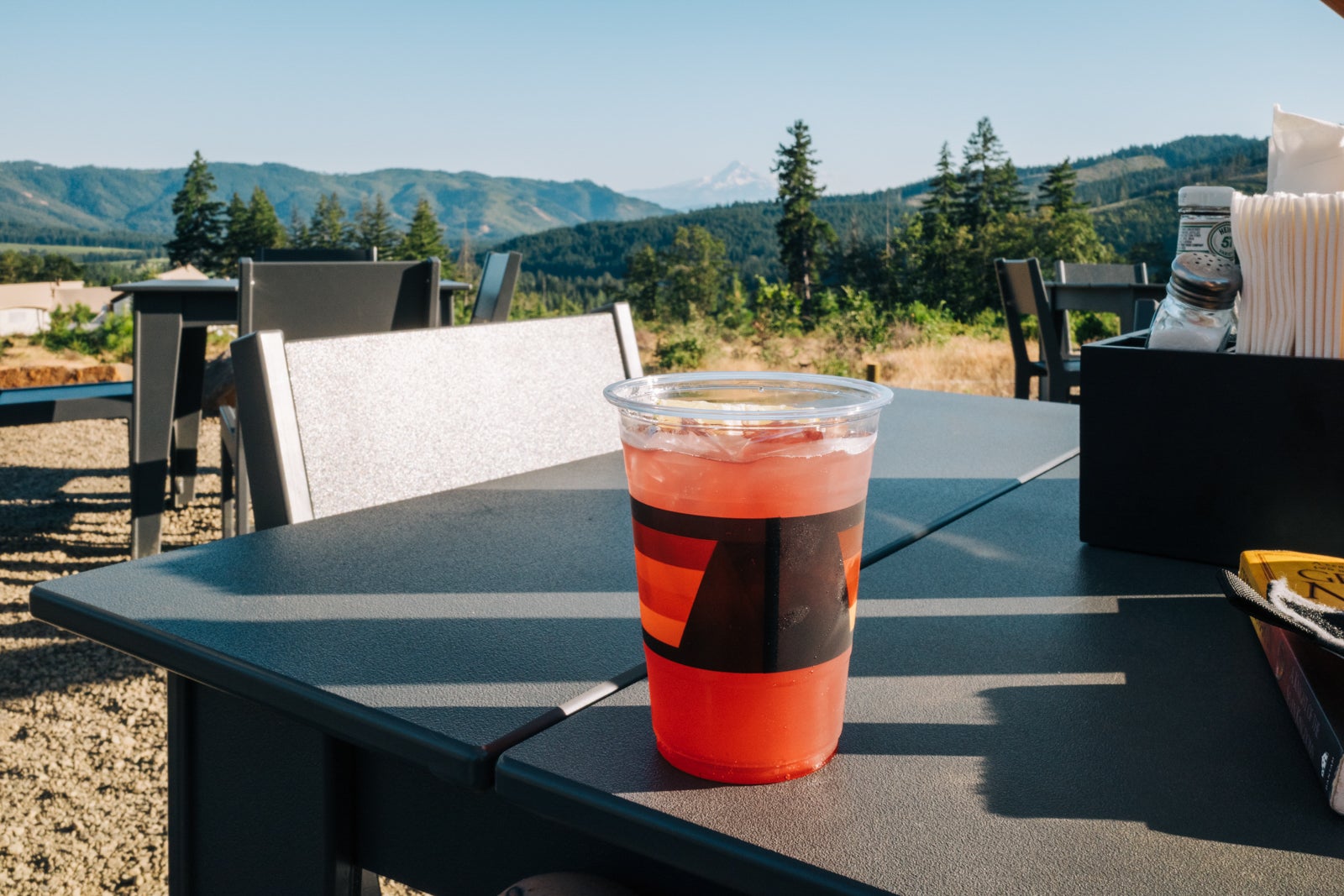 Under Canvas Columbia Gorge Dinner Non-Alcoholic Spritz