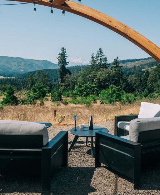 Under Canvas Columbia Gorge Outdoor Seating
