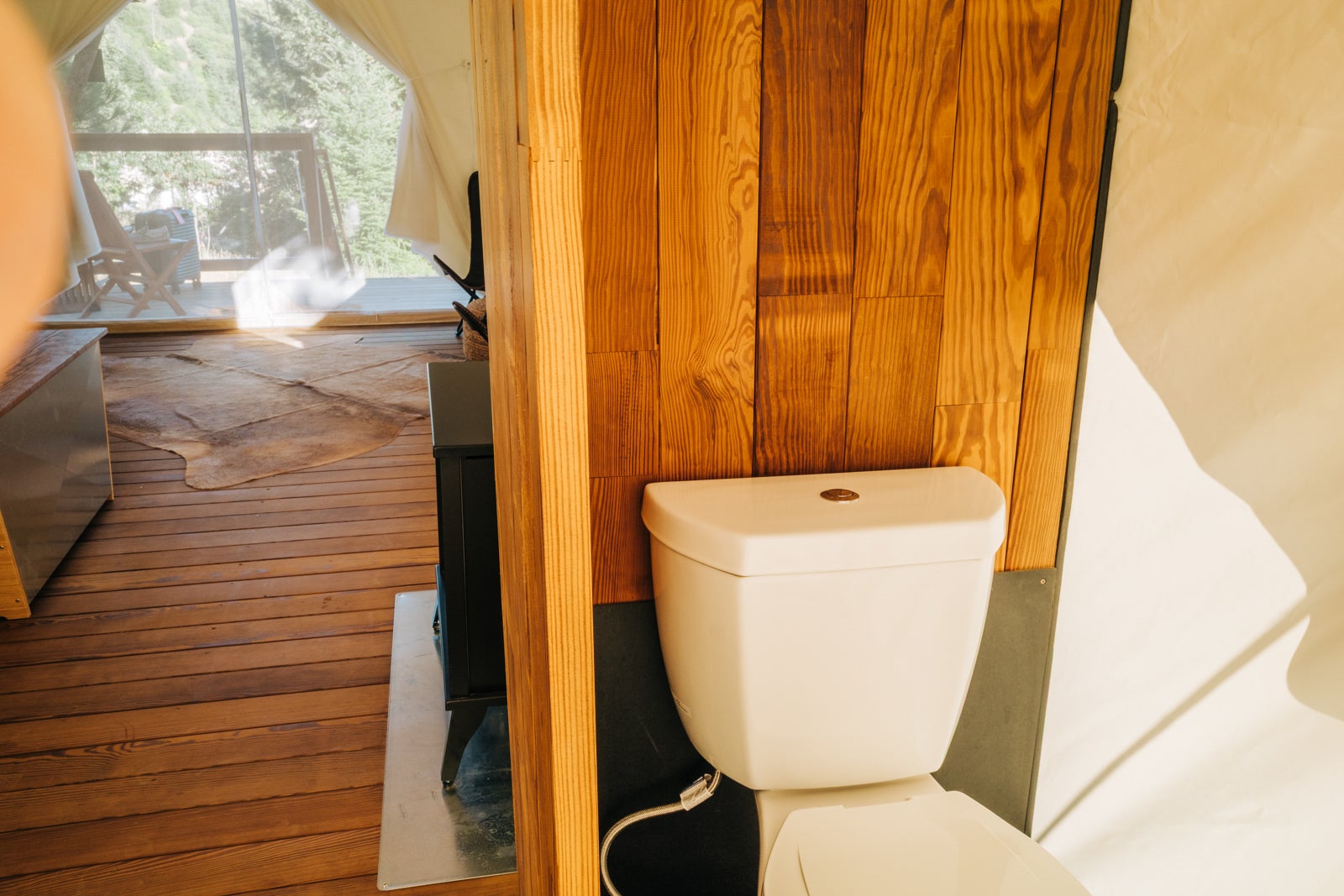 Under Canvas Columbia Gorge Stargazer Tent 14 Bathroom Toilet