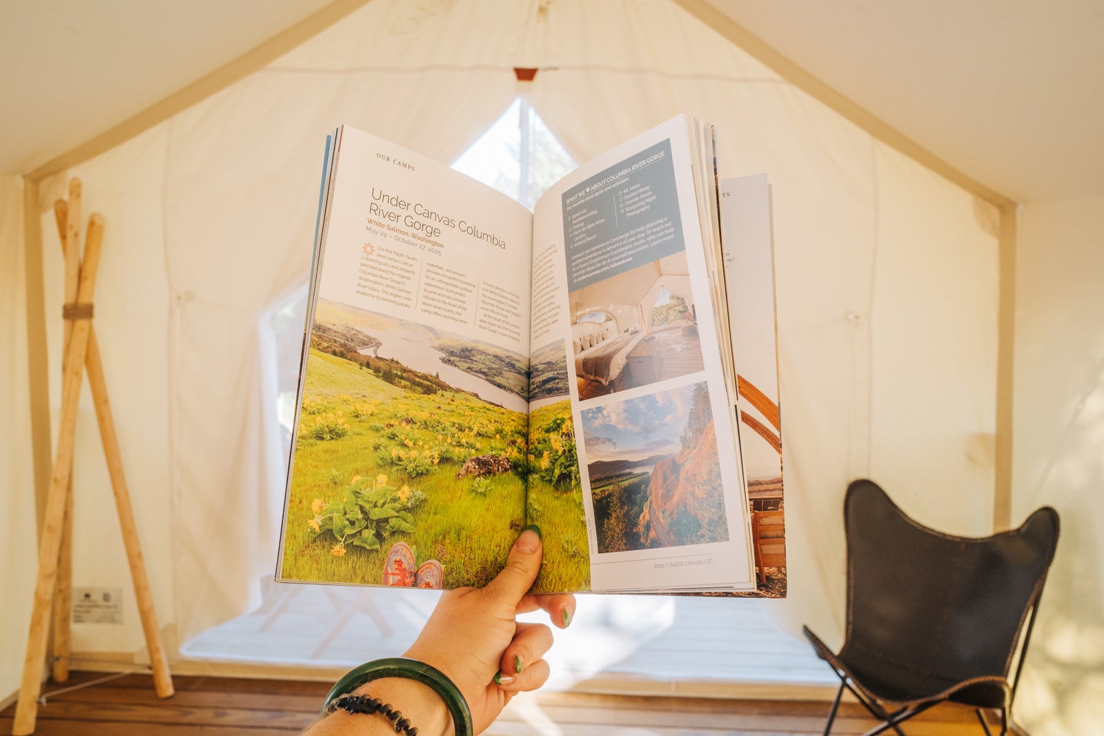 Under Canvas Columbia Gorge Tent 14