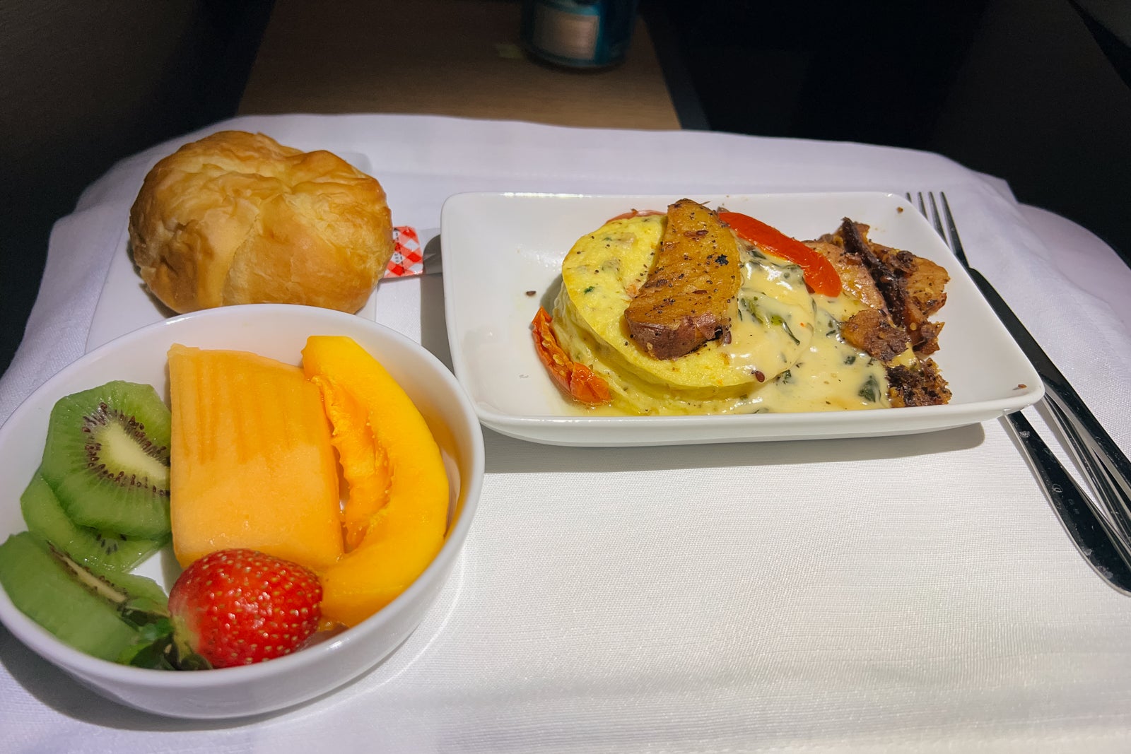 American Airlines' new Flagship Suite business class review American Airlines Flagship Business Suite Preferred food