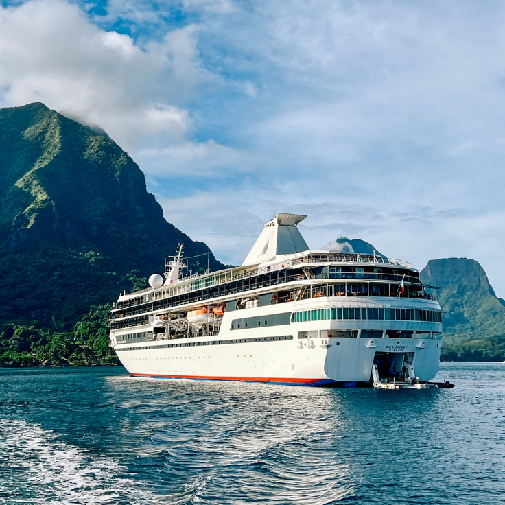 I went on a Paul Gauguin cruise around French Polynesia. I didn't want to leave
