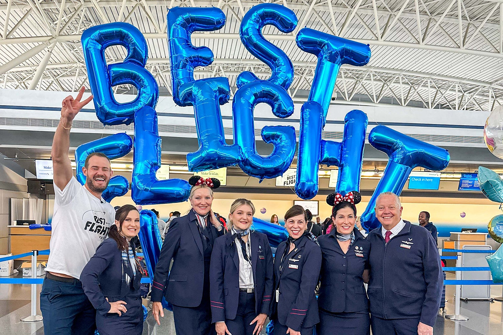Brian Kelly at the airport with a very beautiful plane