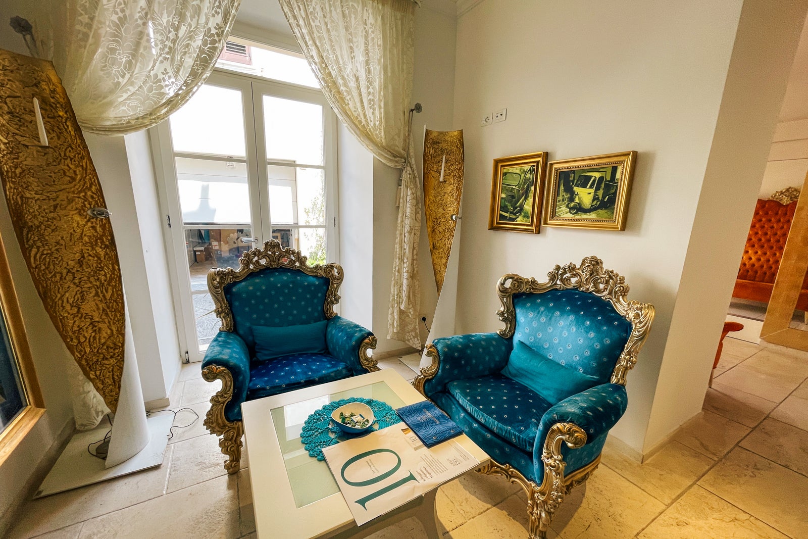 Piccolo Grand Hotel lobby, Pizzo, Italy