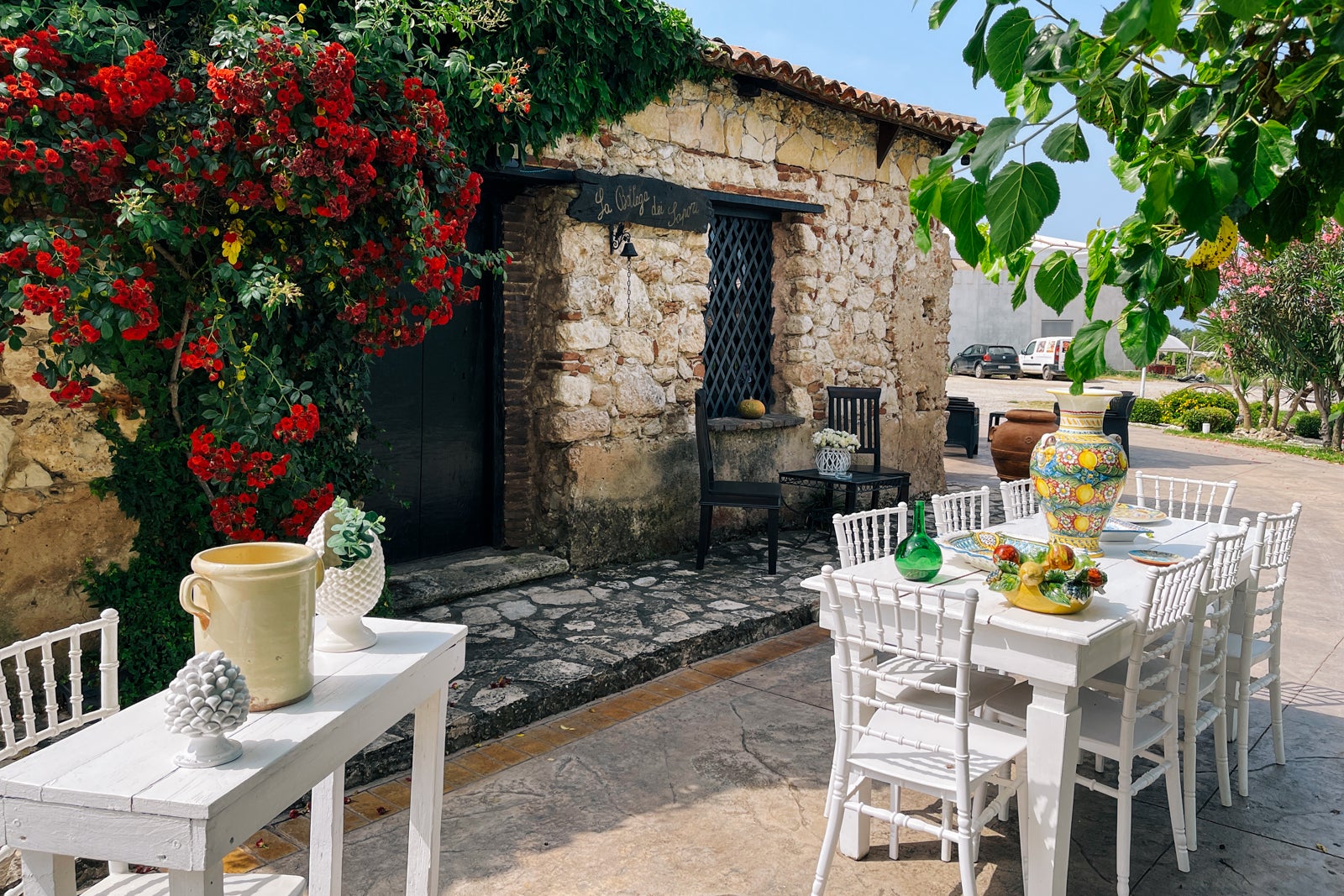 Here's why you should go to Calabria instead of Rome or Milan Dining outdoors at Nduja e Salumi di Bellantone Gabriella in Spilinga, Calabria, Italy