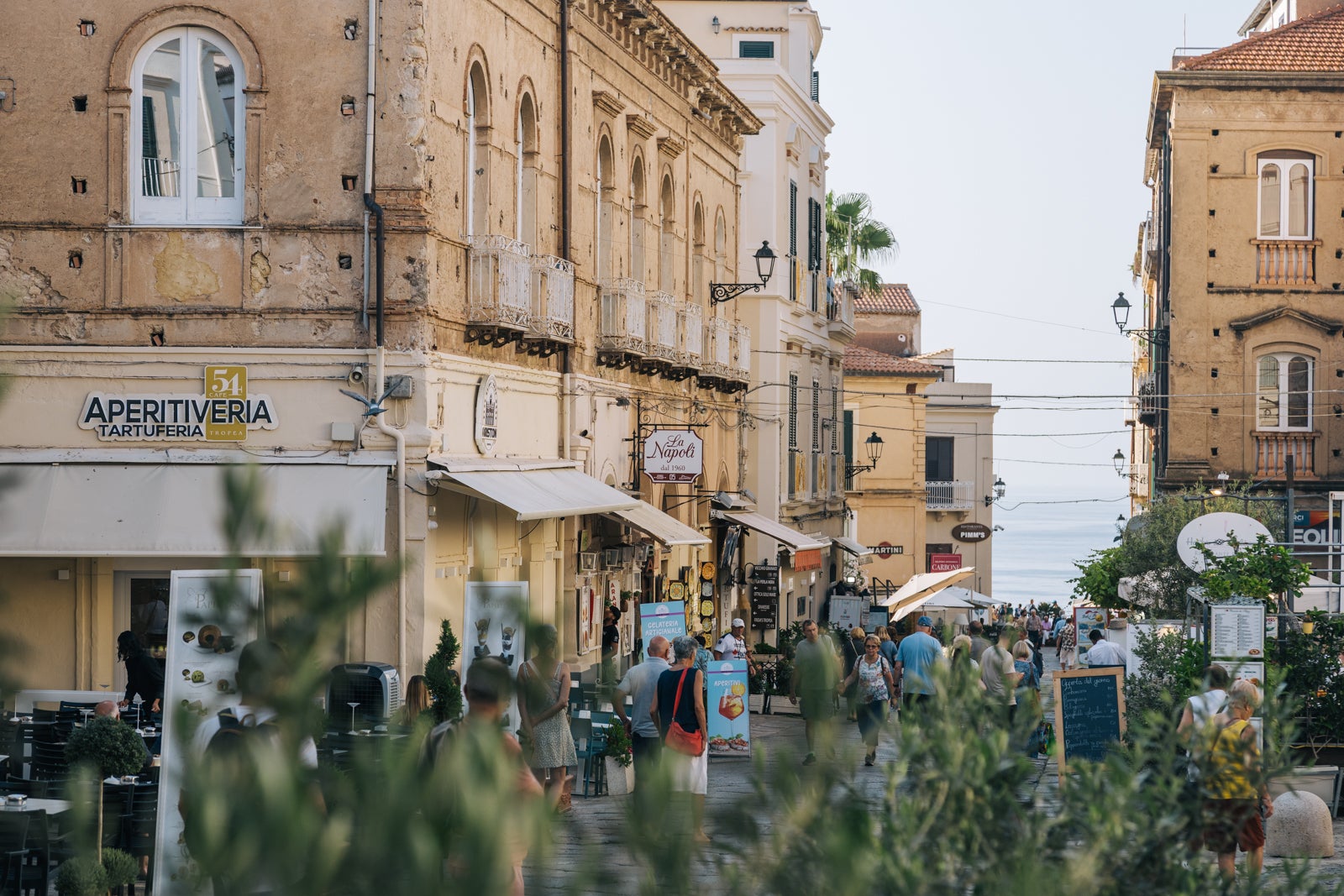 Tropea street, Calabria, Italy