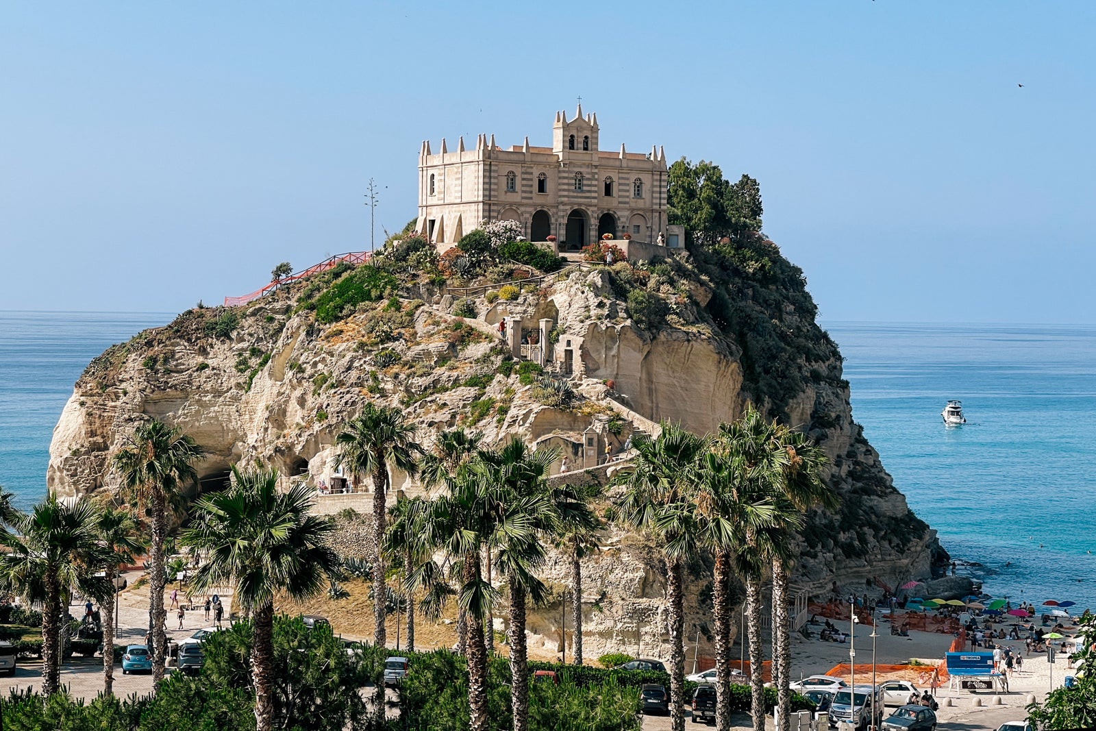 Here's why you should go to Calabria instead of Rome or Milan Santa Maria Sanctuary in Tropea, Calabria, Italy