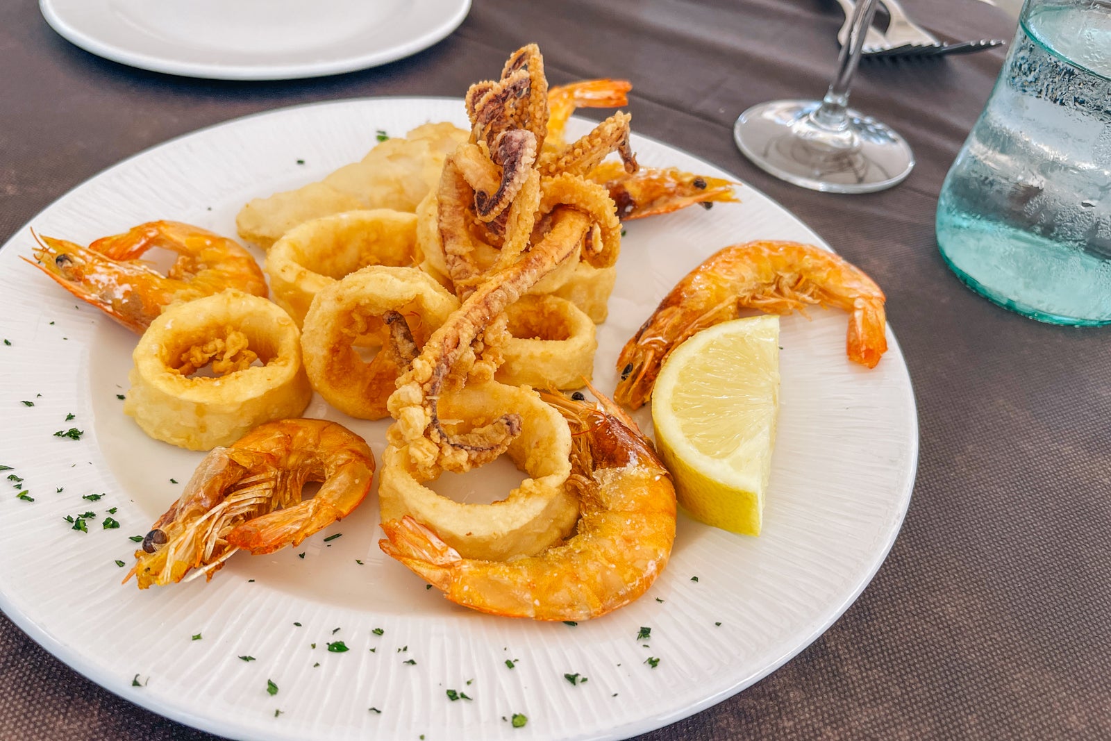 fried seafood in Tropea