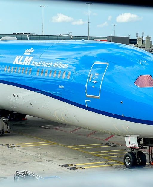 KLM Amsterdam to New York JFK Boeing Dreamliner 787-10 business