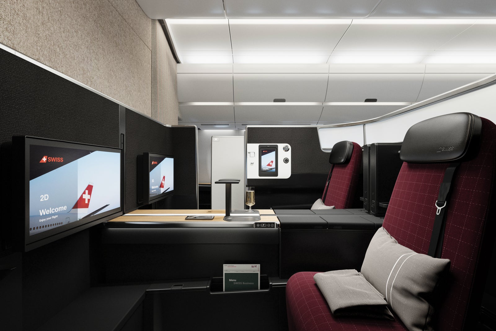 swiss air seat