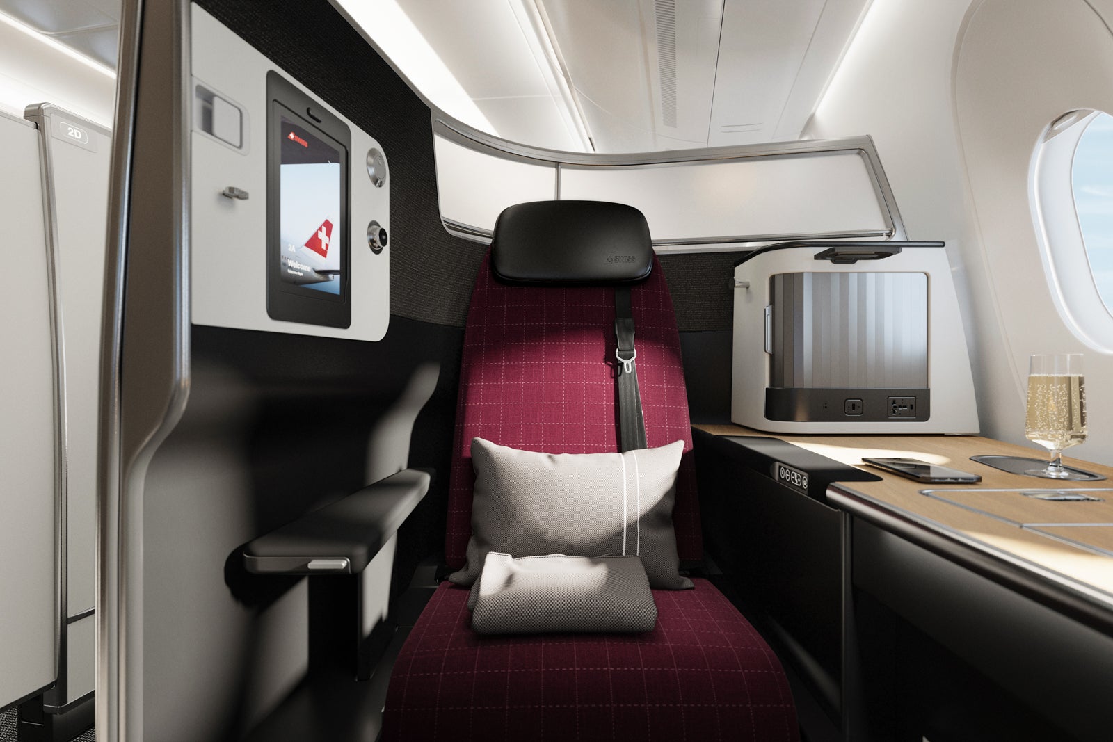 swiss air seat