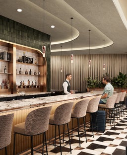 Amex debuts new lounge concept, reimagines lounge dining experience