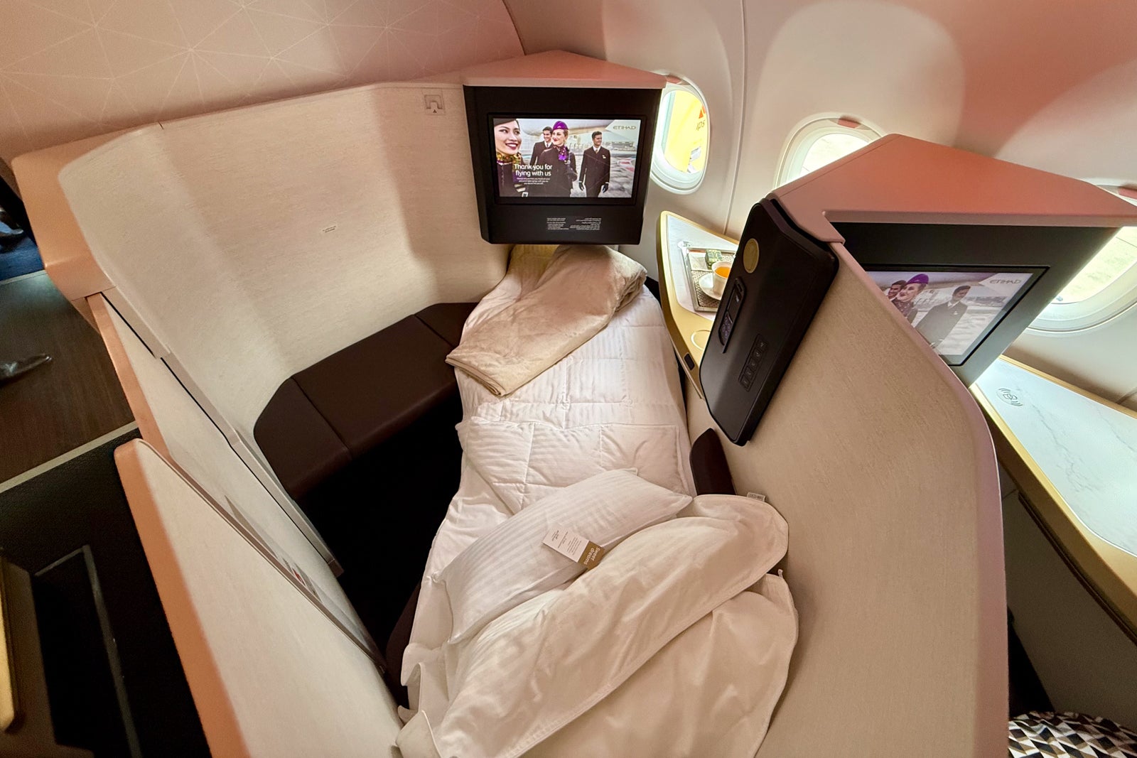 Etihad Airbus A321LR first class