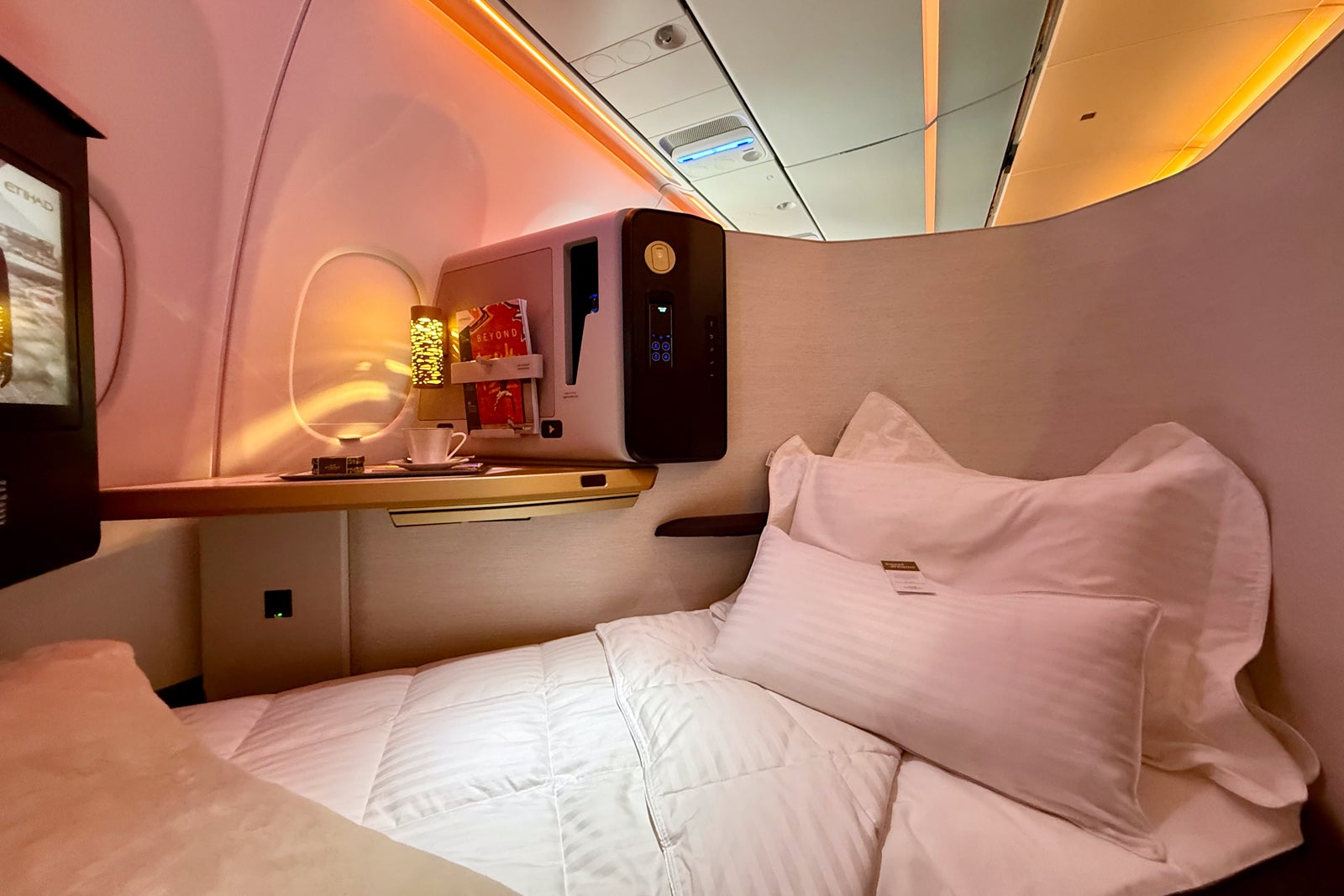 Etihad Airbus A321LR first class