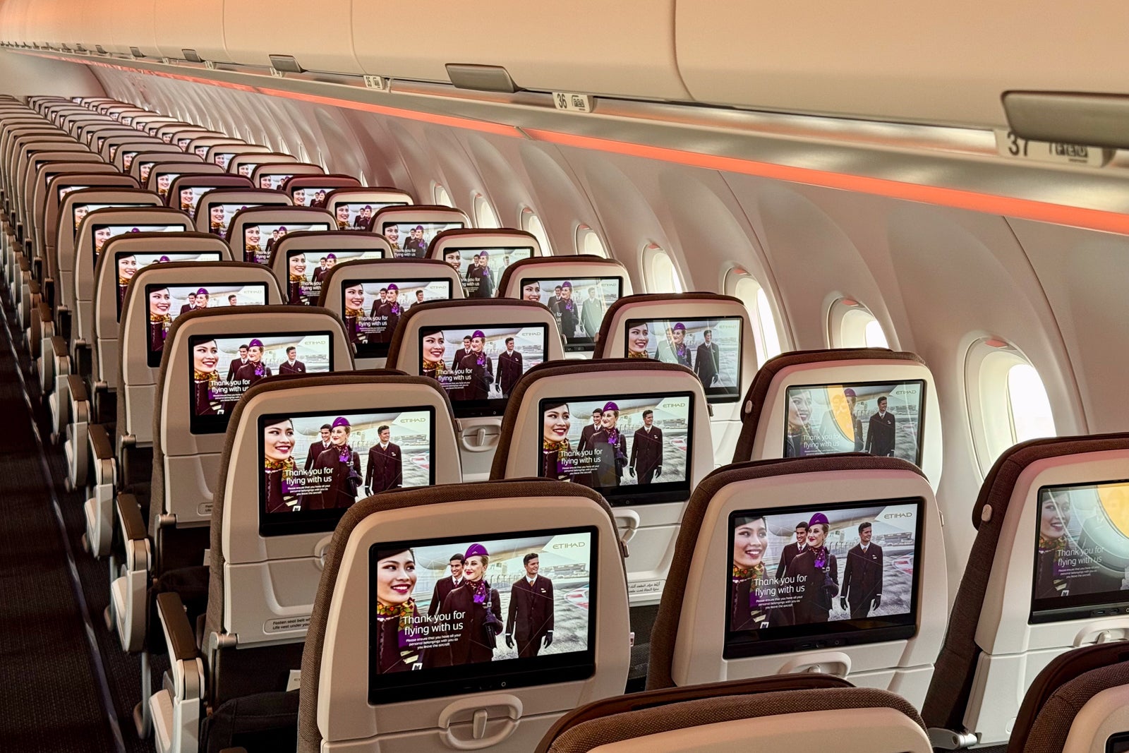 Etihad Airbus A321LR seats