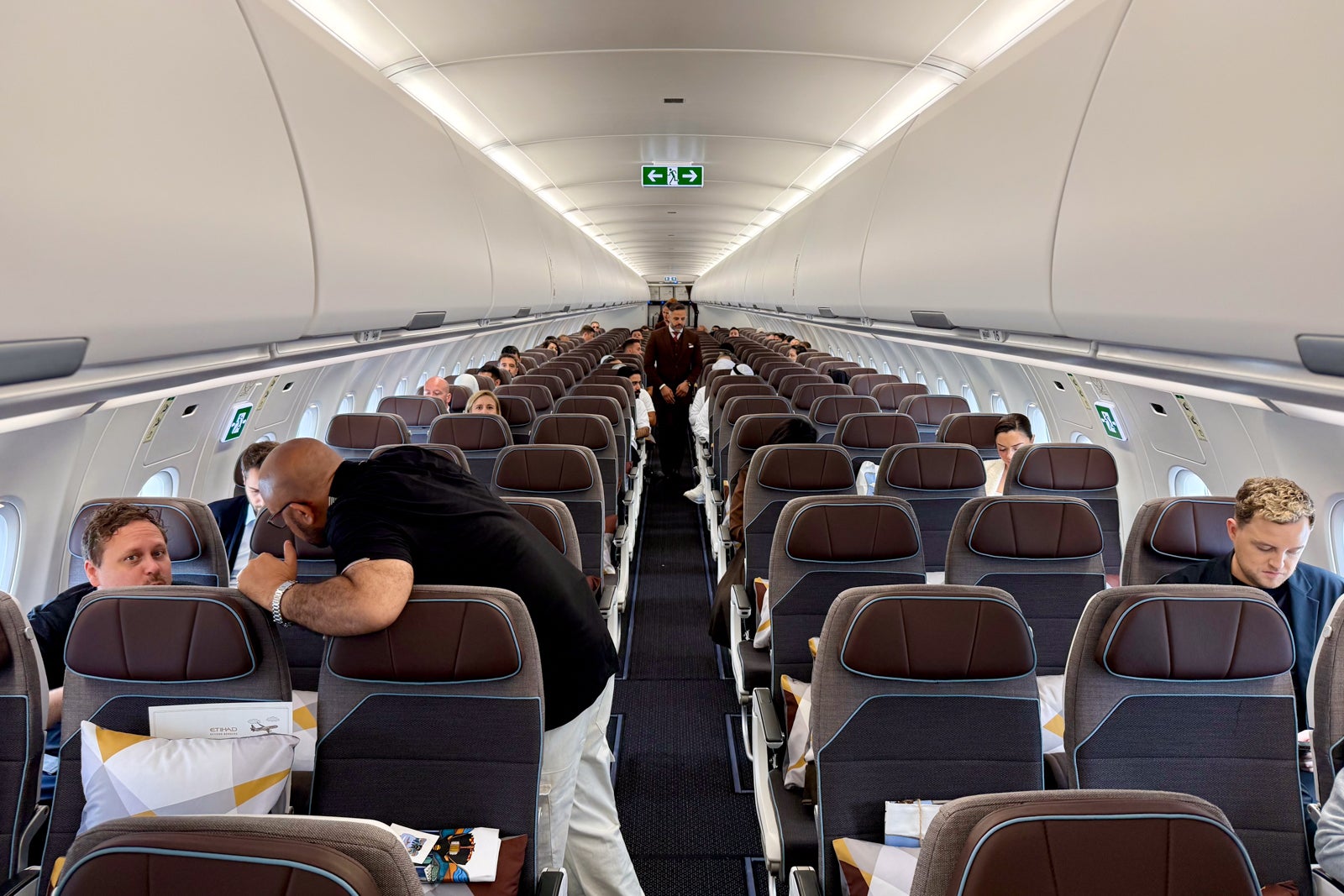 Etihad Airbus A321LR Delivery Flight