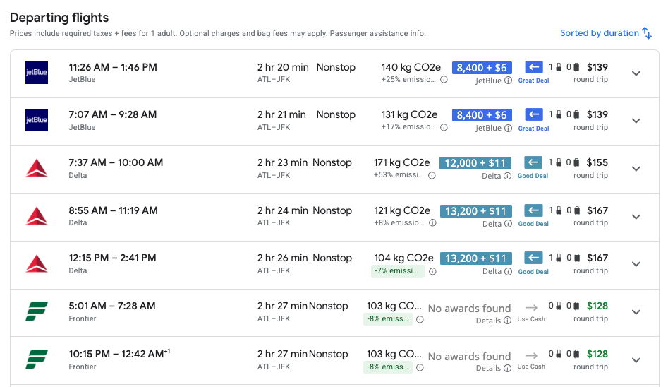 flight pricing