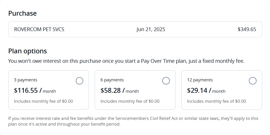 Why I recommend checking Chase Pay Over Time Chase Pay Over Time options