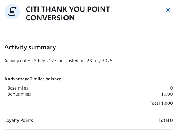 AAdvantage screenshot