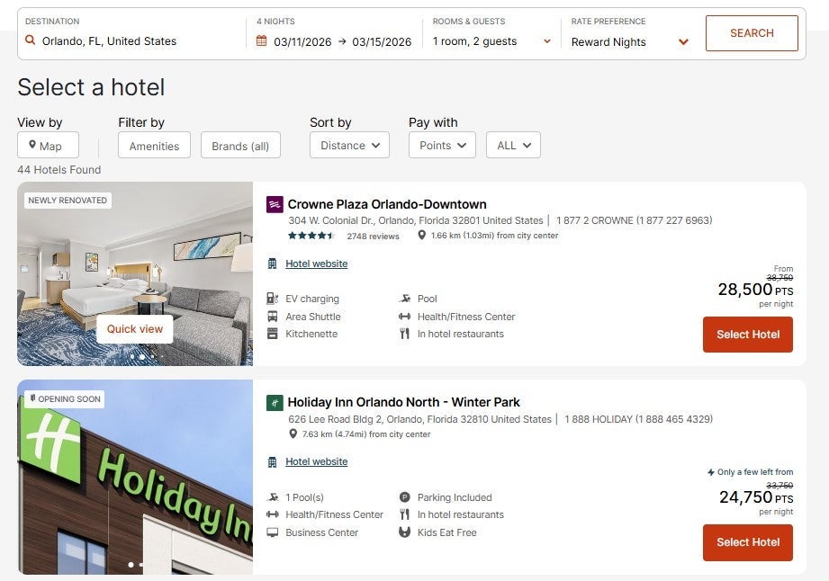 IHG fourth night free