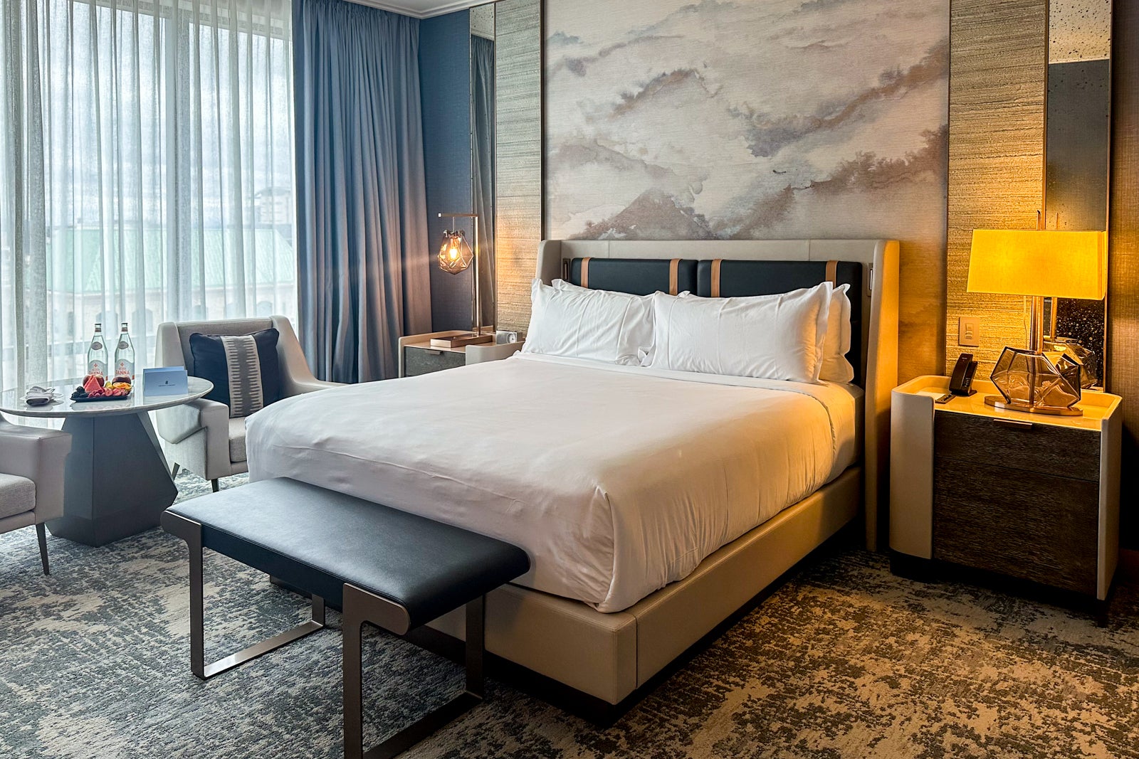 A room at the Ritz-Carlton Portland.
